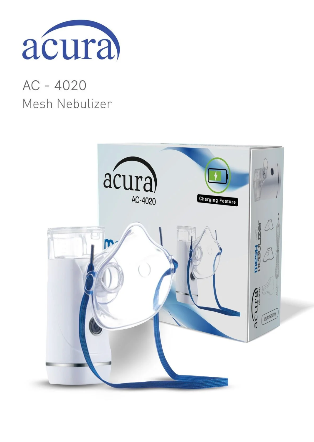 AC-4020 Şarjlı Mesh Nebulizatör