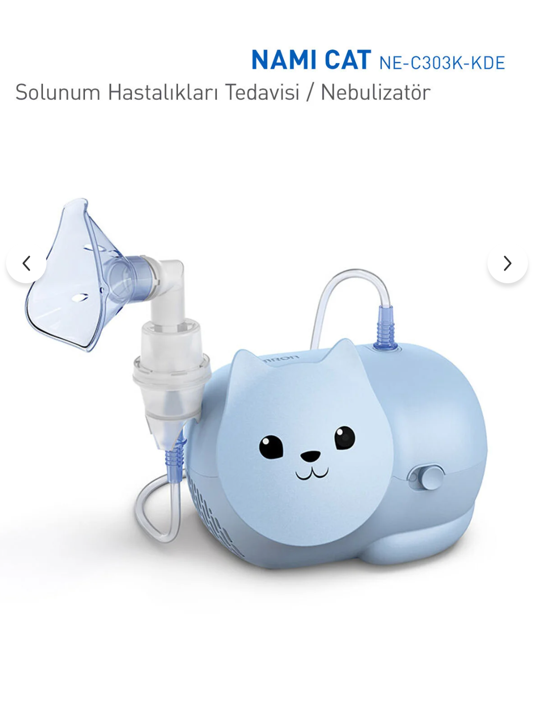 Omron Nami Cat, Çocuklara Uygun Sevimli Nebulizatör