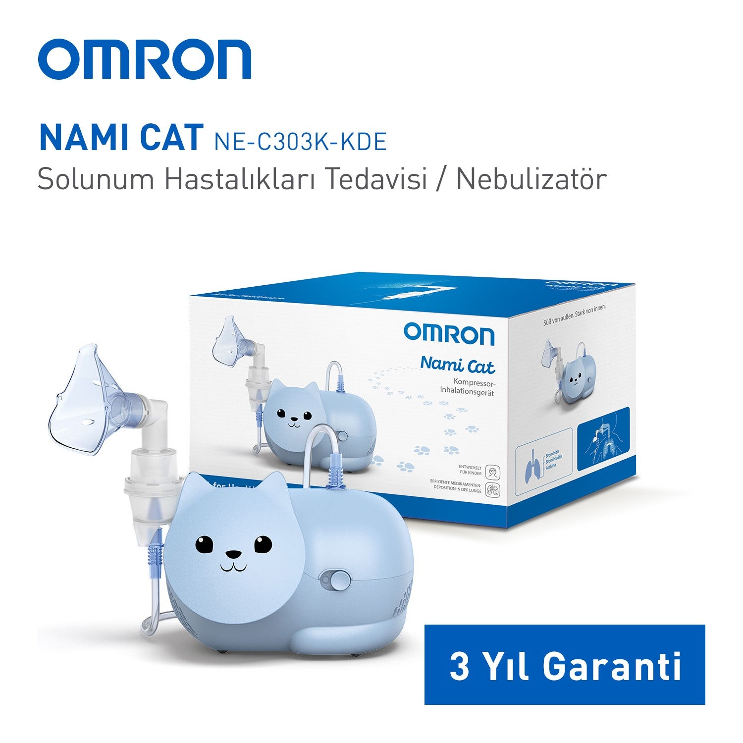 Omron Nami Cat, Çocuklara Uygun Sevimli Nebulizatör